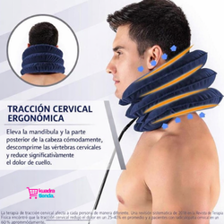 Cojin Cervical Cuello Inflable Almohada